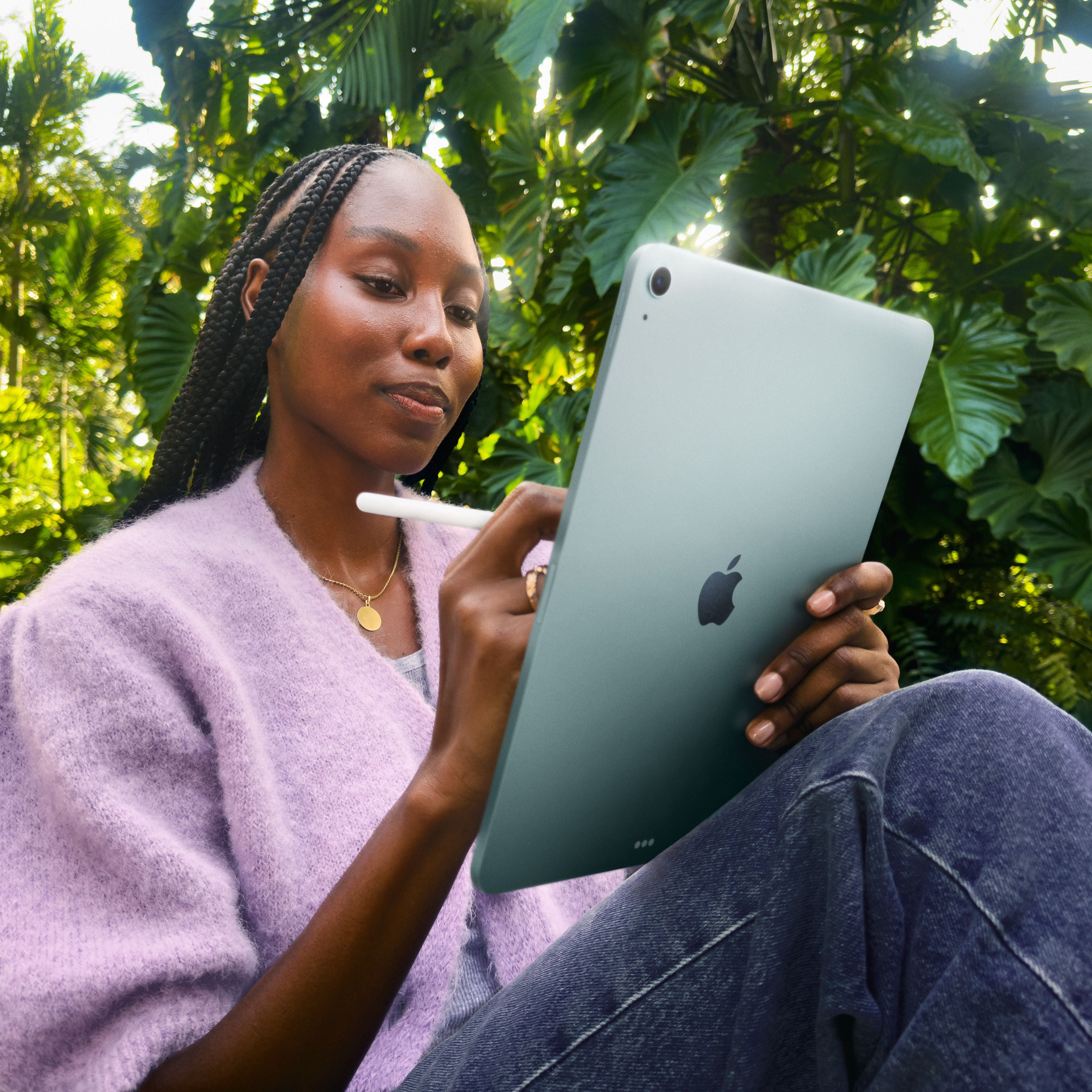 iPad Air 13-tommer Wi-Fi 256GB - Blå (M4) – Eplehuset