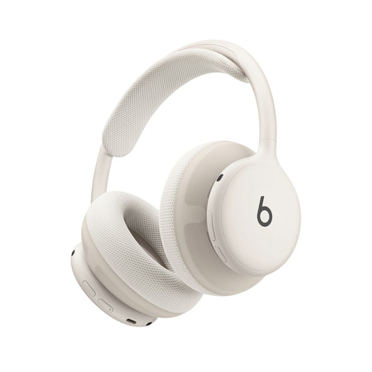 Beats 360 lukkede hodetelefoner – porselenshvit med Performance Knit-puter i porselenshvit