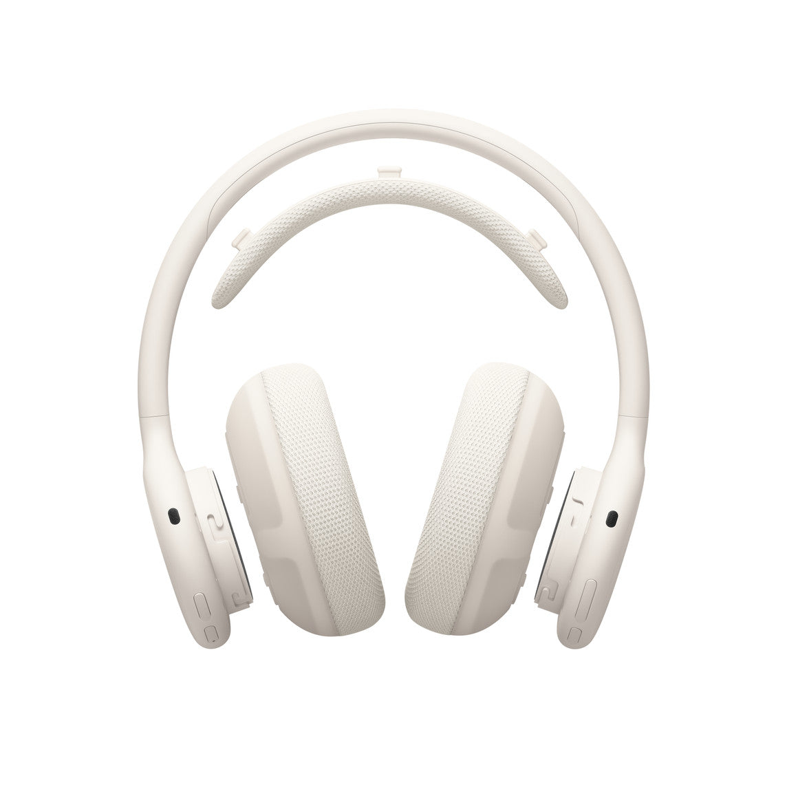 Beats 360 lukkede hodetelefoner – porselenshvit med Performance Knit-puter i porselenshvit