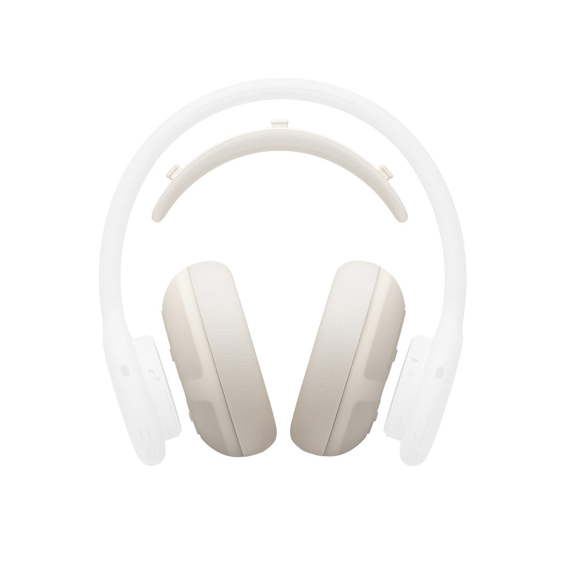 Beats 360 Cushion Kit – UltraPlush-øreputer og -polstring til hodebøyle i porselenshvit