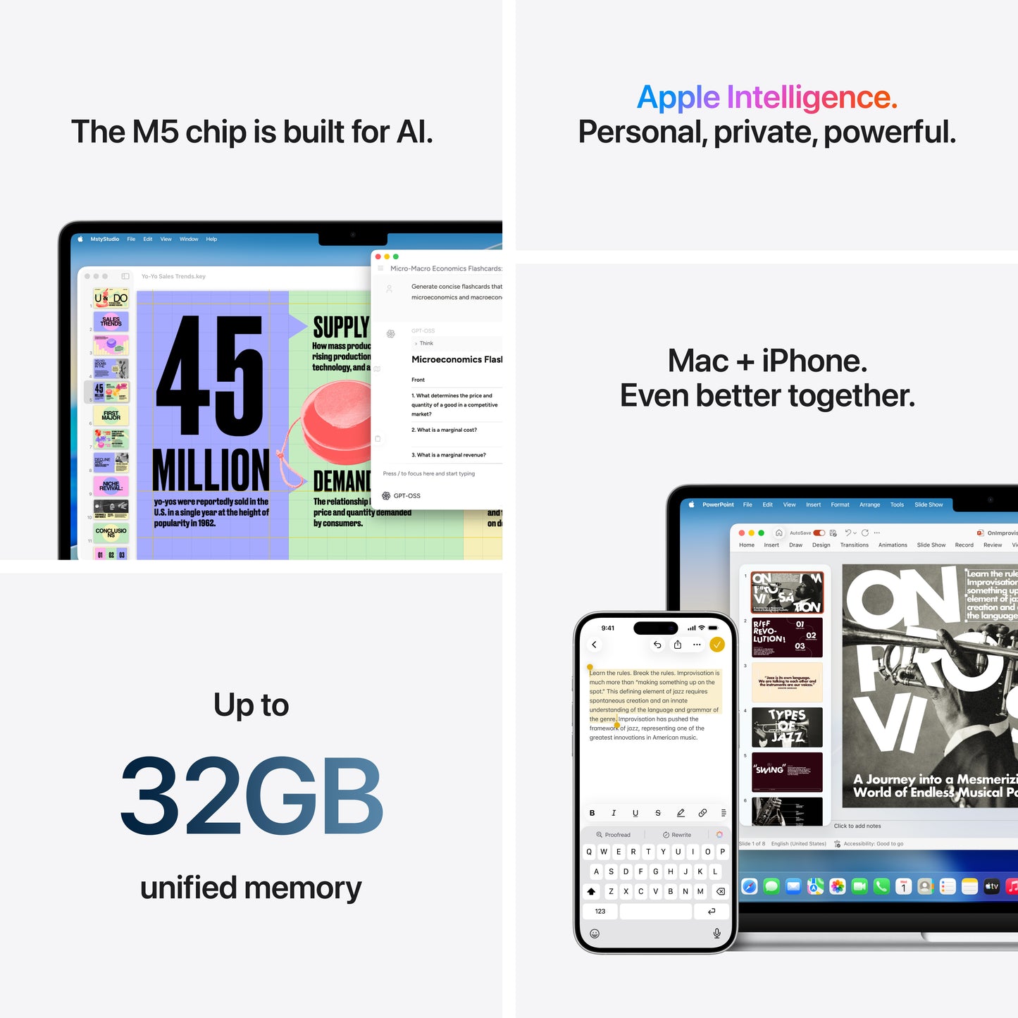 MacBook Air 13-tommer M5 10GPU 512GB SSD 16GB Minne - Midnatt