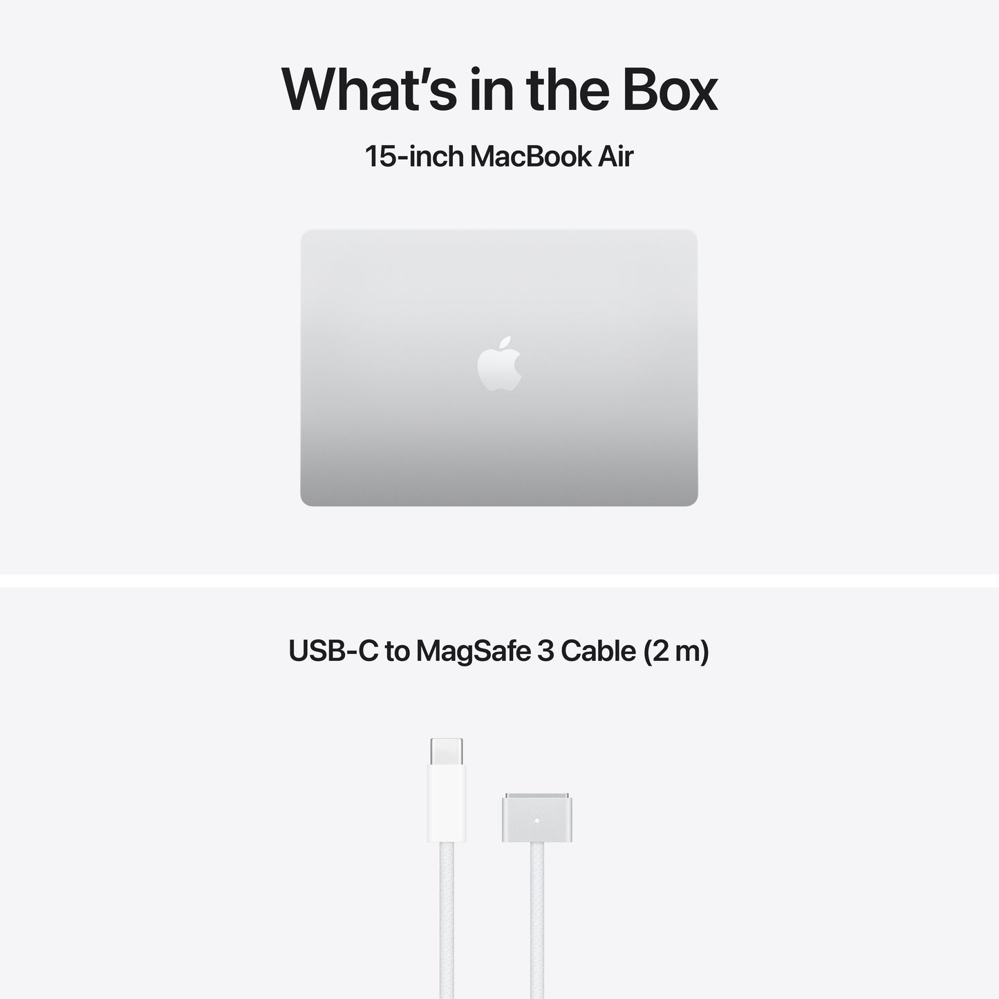 MacBook Air 15-tommer M5 1 TB SSD 32 GB Minne - Sølv
