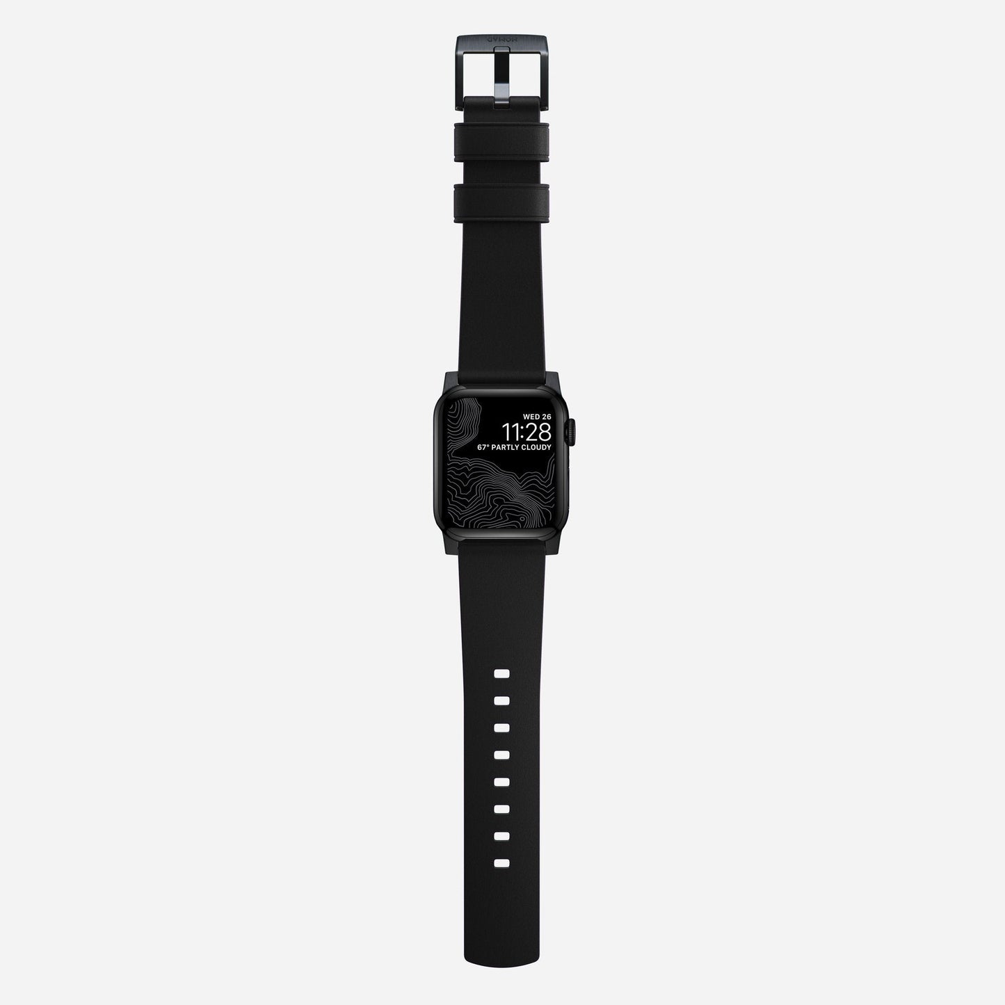 Nomad 44/42 mm Active Strap Pro skinnreim - Svart
