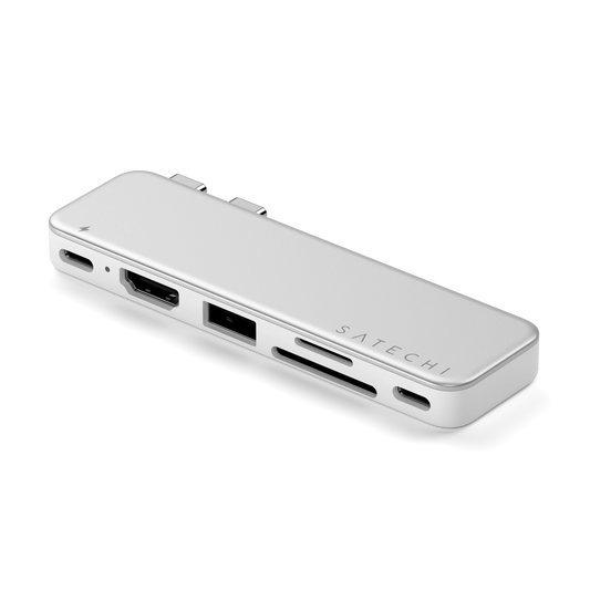 Satechi USB-C Snap Hub til MacBook Neo - Silver