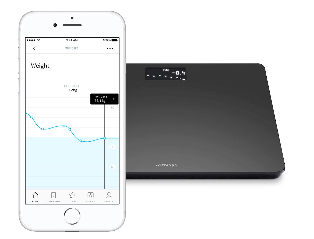 Withings Body Badevekt - Svart
