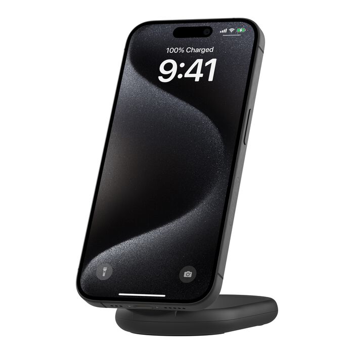 Belkin Qi2 Sammenleggbar Trådløs lader - Svart
