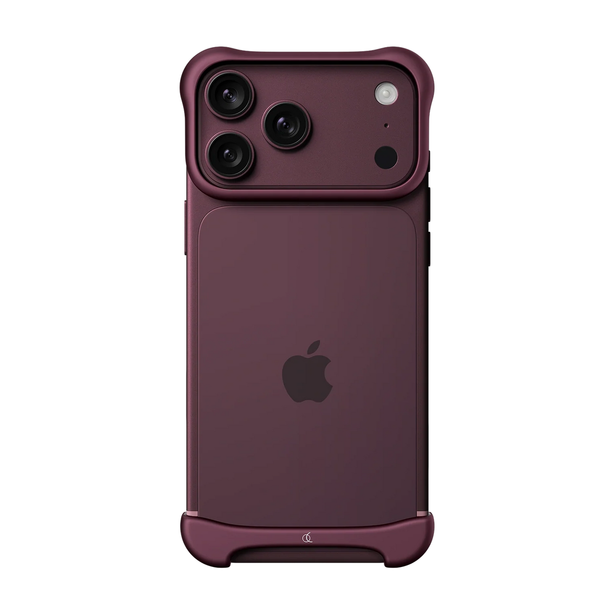 Arc Pulse Deksel i Aluminium til iPhone 18 Pro - Matt mørk rød