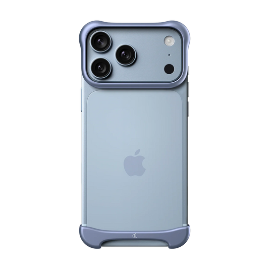 Arc Pulse Deksel i Aluminium til iPhone 18 Pro Max - Matt lys blå