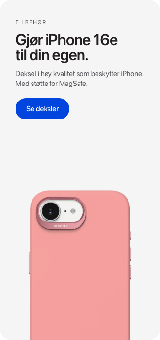 Deksel til iPhone 16e - begge