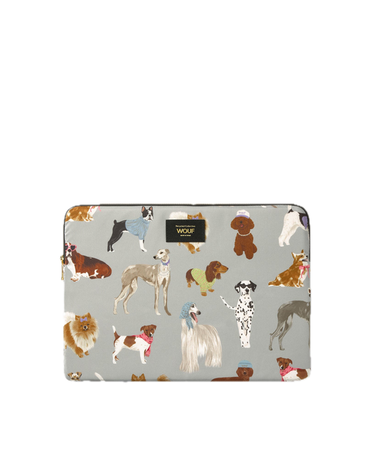 WOUF Mappe til MacBook 13/14" - Puppy