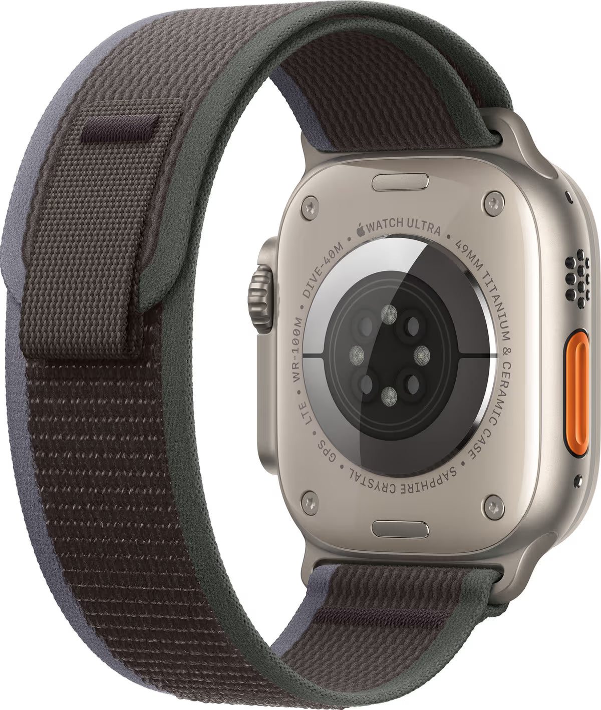 Apple Watch Ultra 2 GPS + Cellular 49mm Natural Titanium Case with Blue/Black Trail Loop - M/L