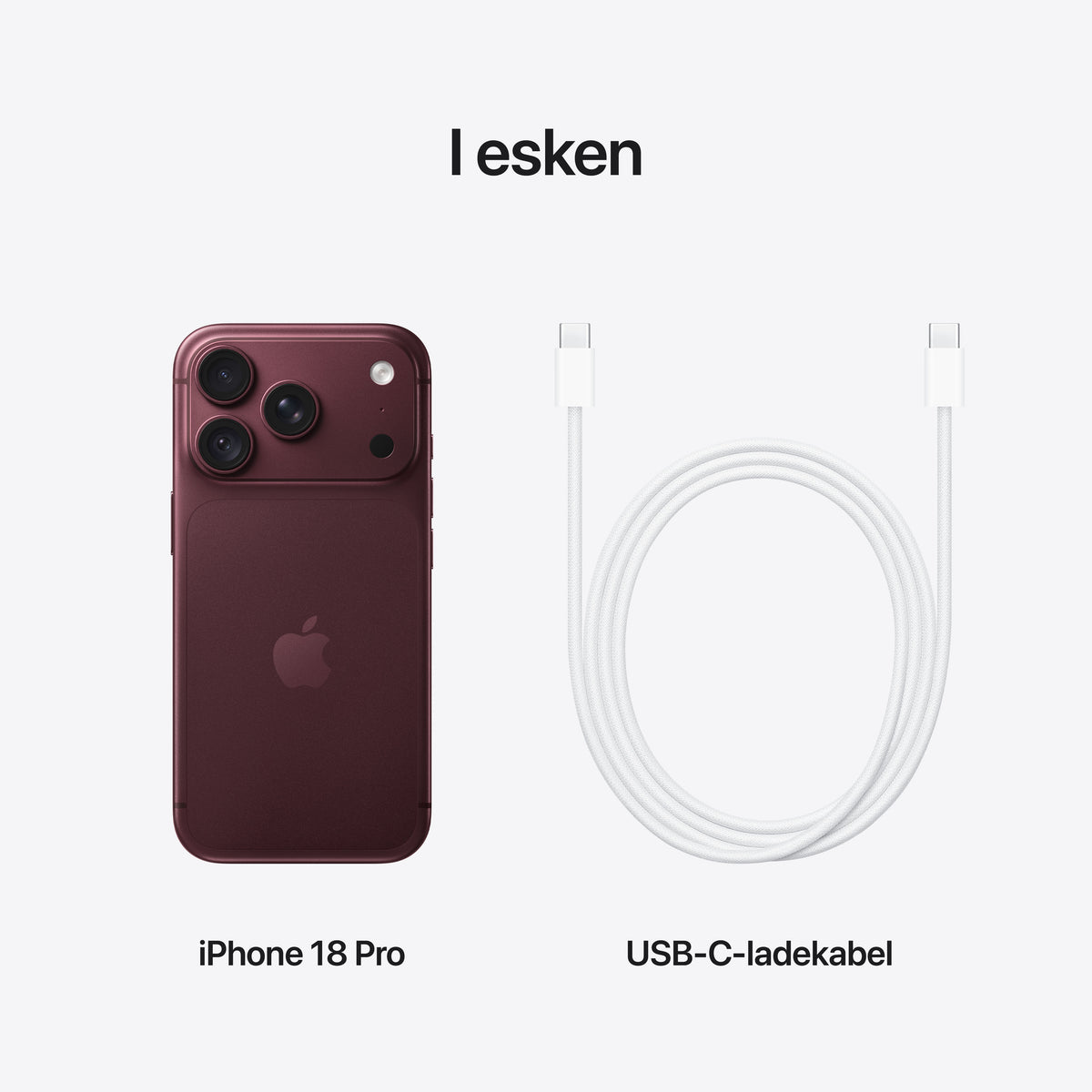 iPhone 18 Pro 2 TB - Burgunder