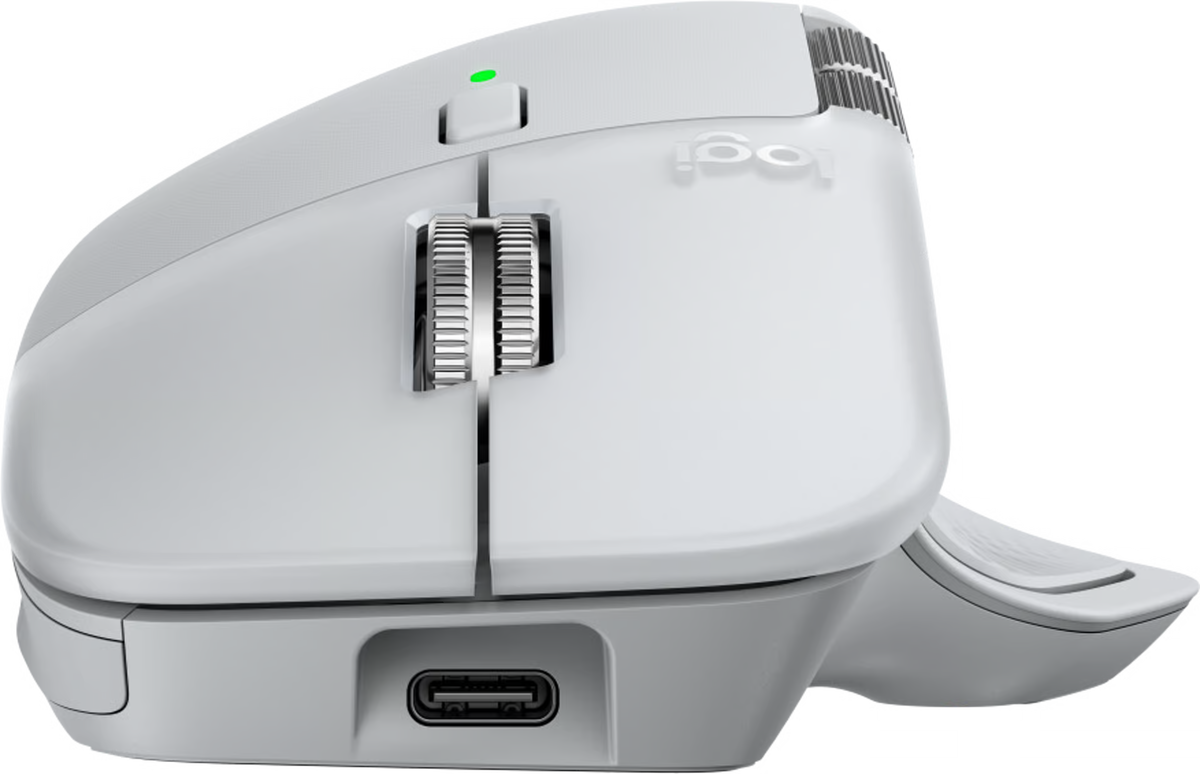 Logitech MX Master 4 for Mac Trådløs Mus -  Lys grå