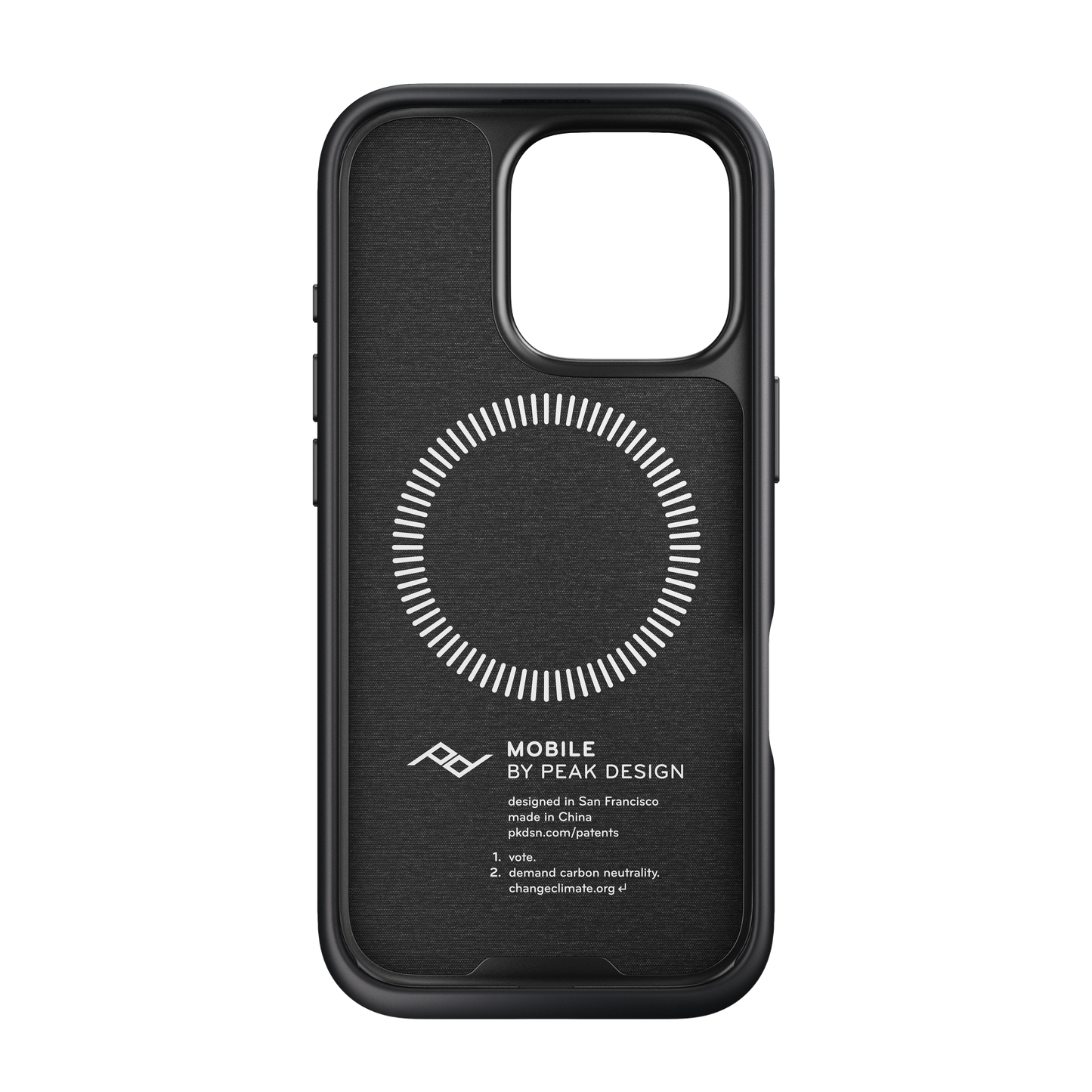 Peak Design Mobile Everyday Loop MagSafe Deksel til iPhone 16 Pro - Charcoal