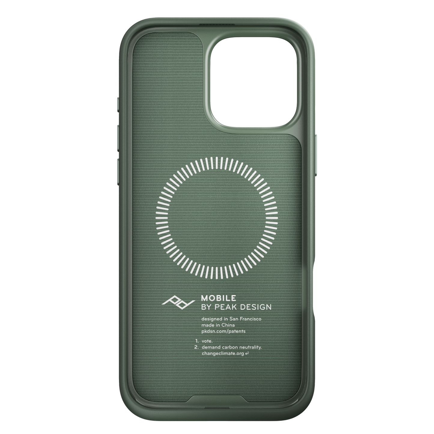 Peak Design Mobile Everyday Fabric MagSafe Deksel til iPhone 16 Pro Max - Sage
