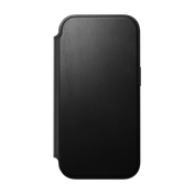 Nomad Lommebokdeksel i skinn med MagSafe til iPhone 18 Pro - Svart