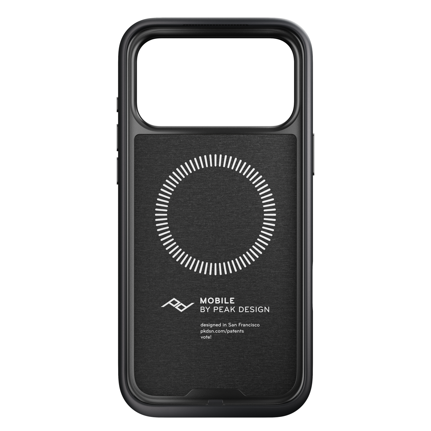 Peak Design Mobile Everyday Fabric MagSafe Deksel til iPhone 17 Pro Max - Charcoal