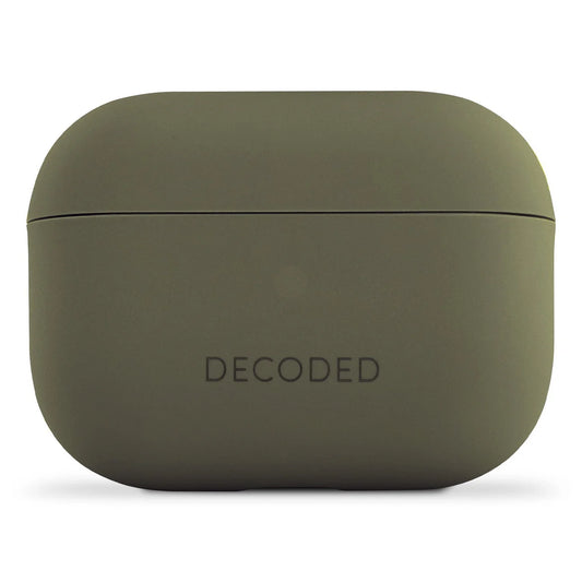 Decoded AirCase Silikondeksel til AirPods Pro (1. og 2. gen.) - Olive