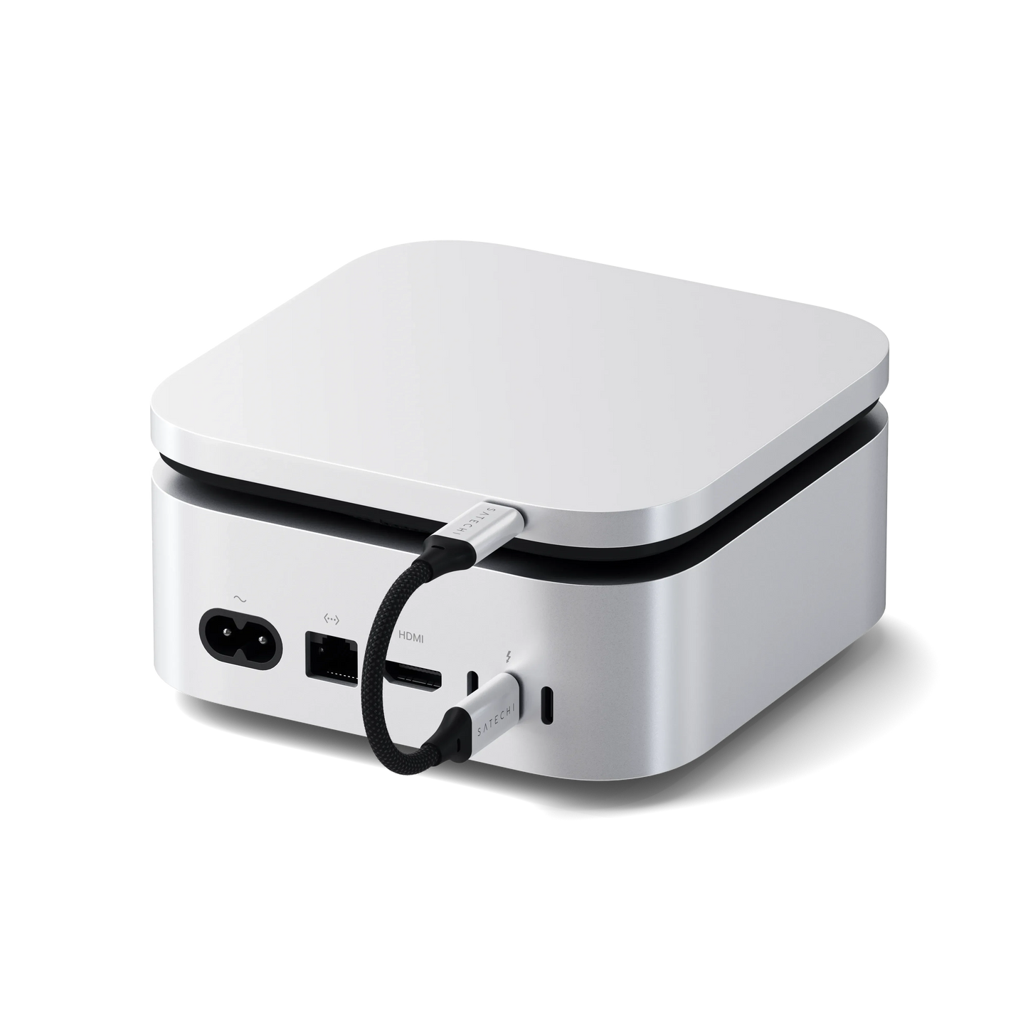 Satechi USB4 Slim NVMe SSD-kabinett til Mac mini