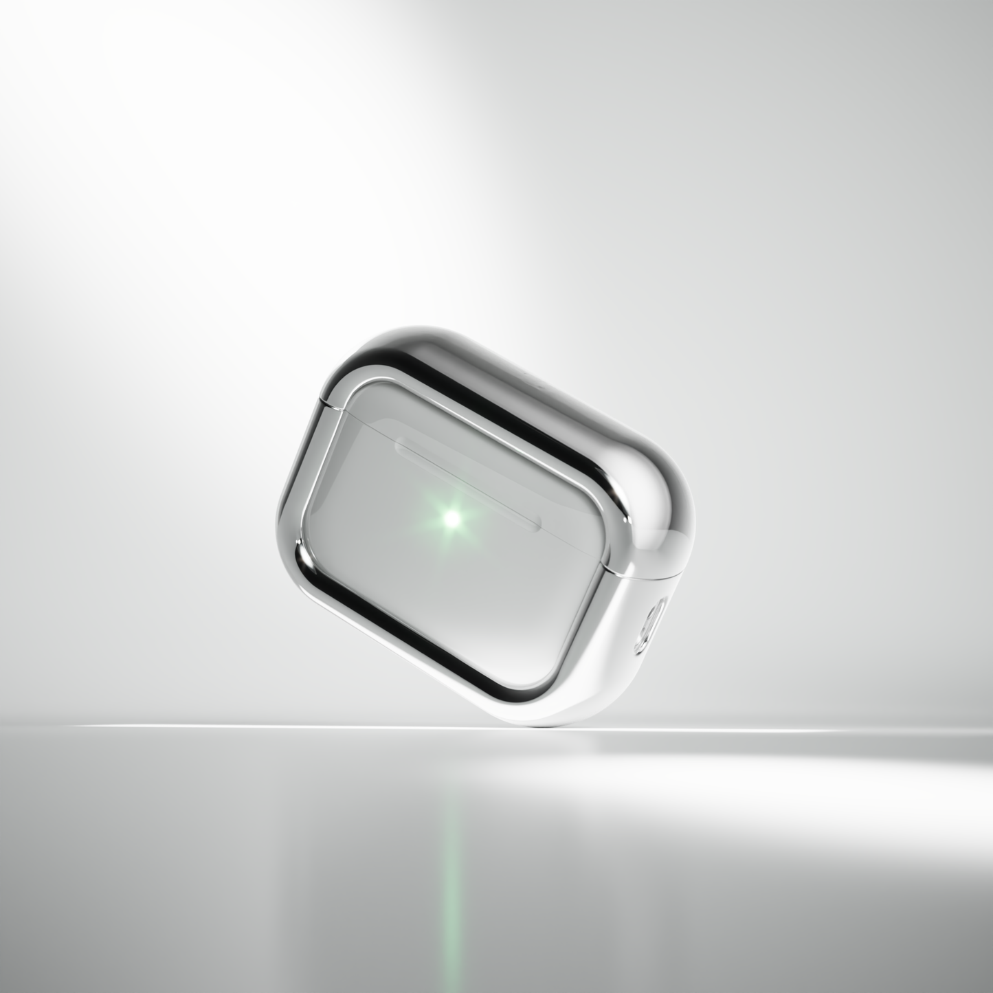 Arc Pulse Deksel i Aluminium til AirPods Pro 3 - Sølv