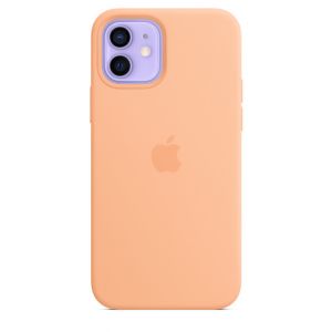 Apple Silikondeksel med MagSafe til iPhone 12 / 12 Pro - Cantaloupe