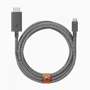 Native Union 3m USB-C til HDMI Belt kabel - Zebrastripet